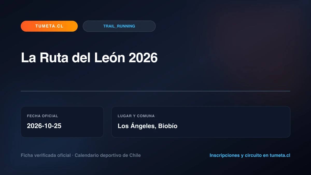 La Ruta del León 2026