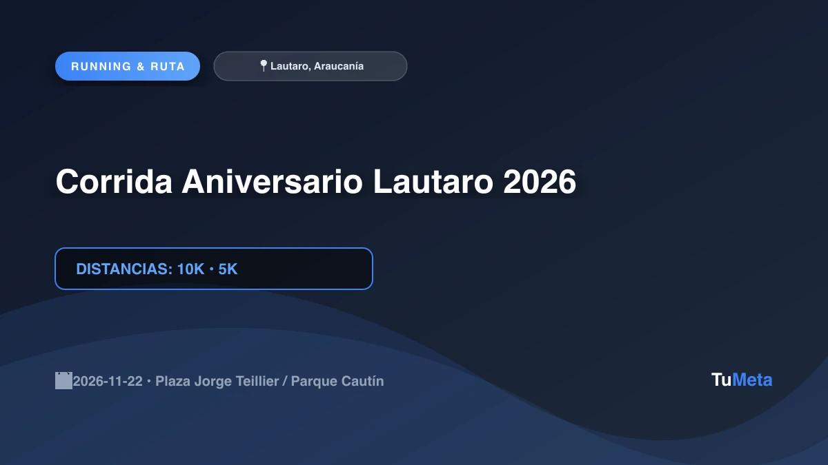 Imagen del evento Corrida Aniversario Lautaro 2026