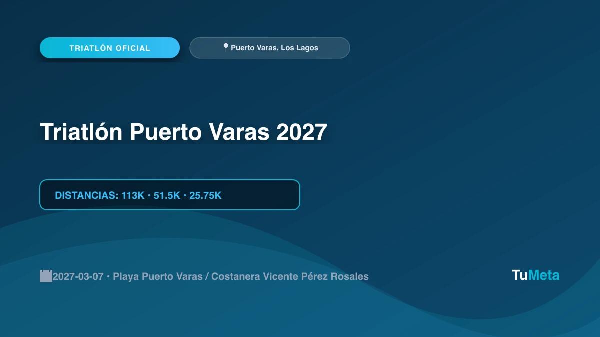 Imagen del evento Triatlón Puerto Varas 2027
