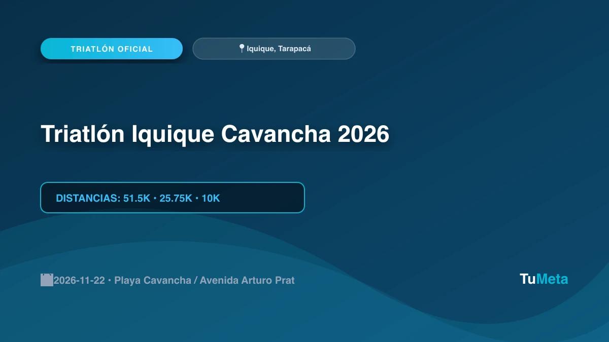 Imagen del evento Triatlón Iquique Cavancha 2026