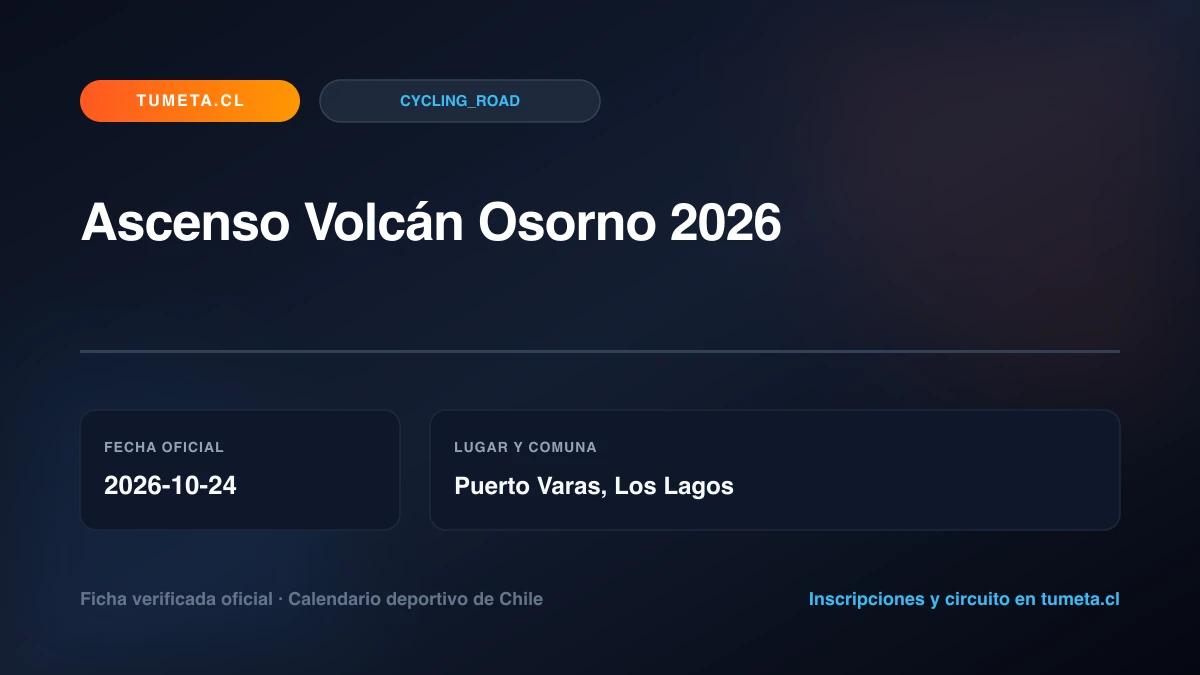 Ascenso Volcán Osorno 2026