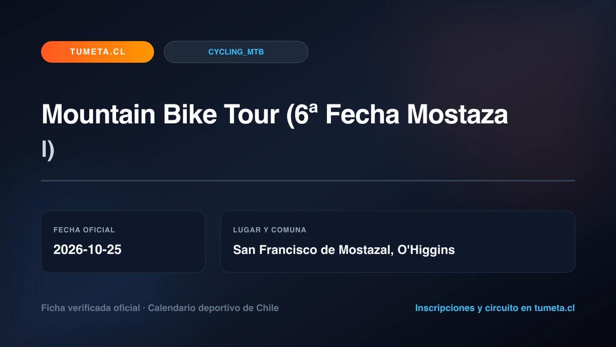 Mountain Bike Tour (6ª Fecha Mostazal)