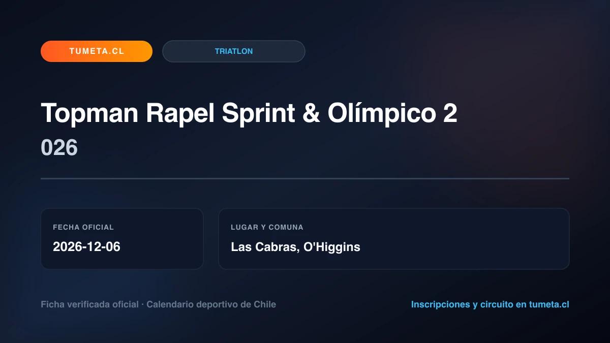 Imagen del evento Topman Rapel Sprint & Olímpico 2026