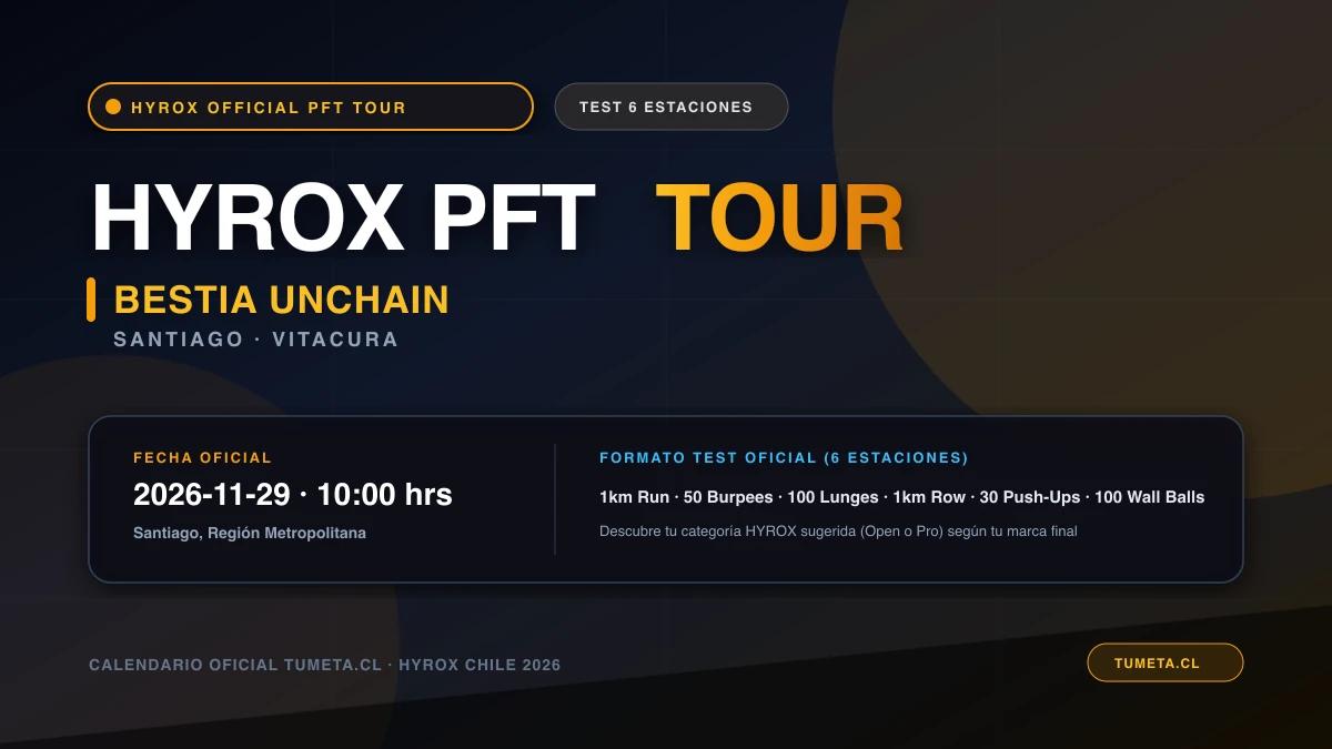 HYROX PFT Tour Santiago · BESTIA UNCHAIN