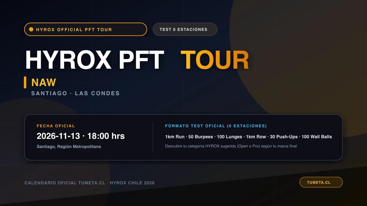 HYROX PFT Tour Santiago · NAW
