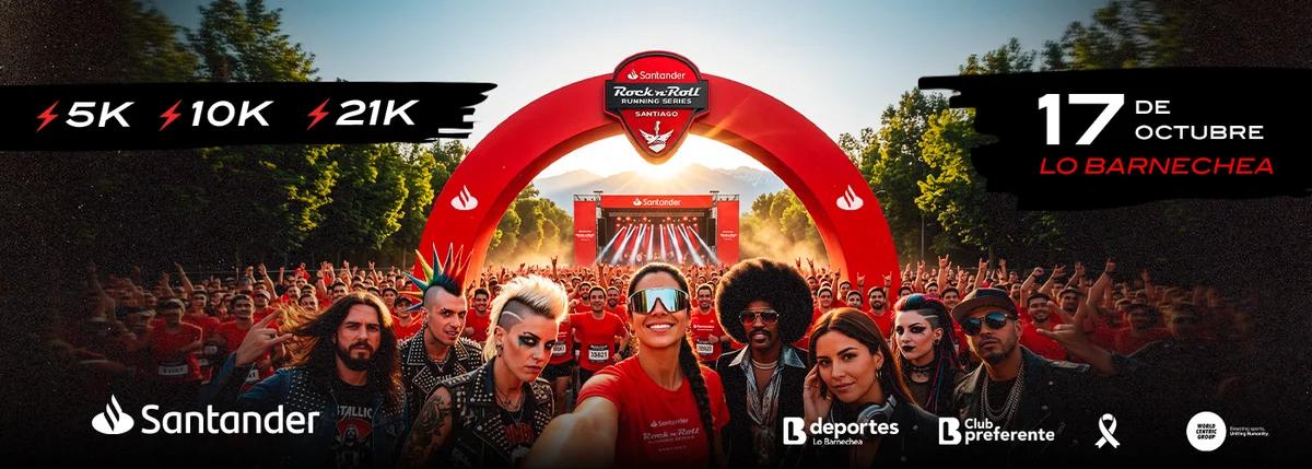 Imagen del evento Santander Rock ‘n’ Roll Running Series Santiago 2026