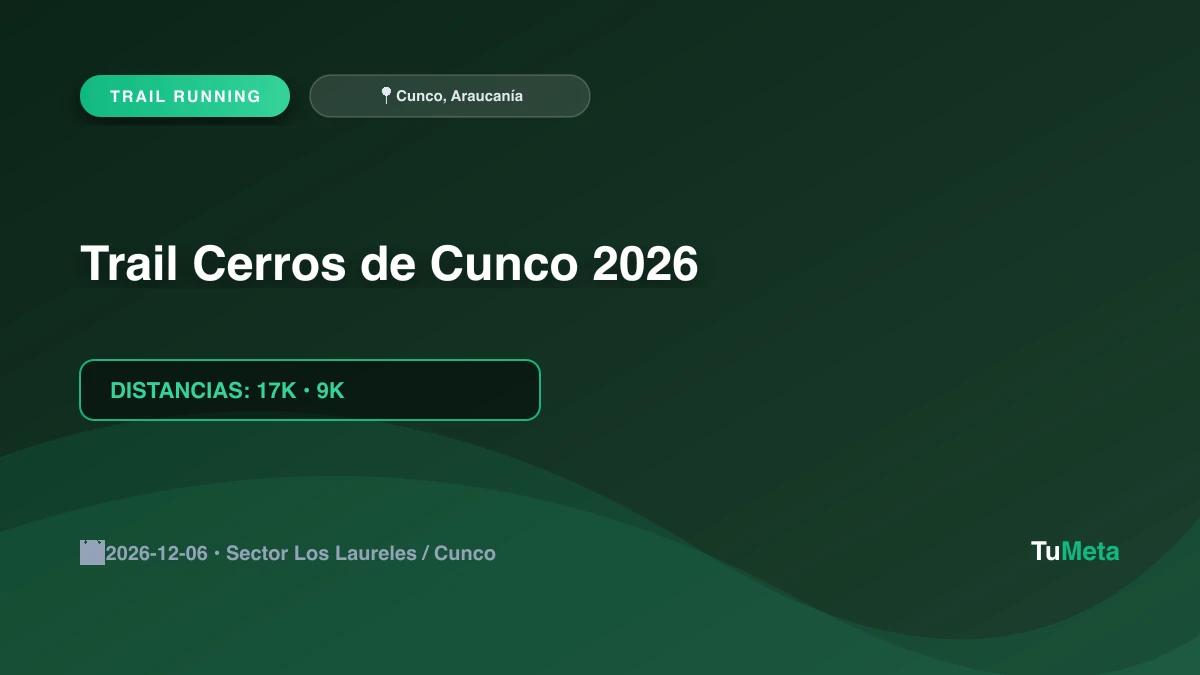Imagen del evento Trail Cerros de Cunco 2026