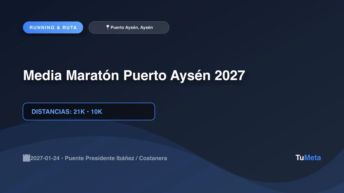 Imagen del evento Media Maratón Puerto Aysén 2027