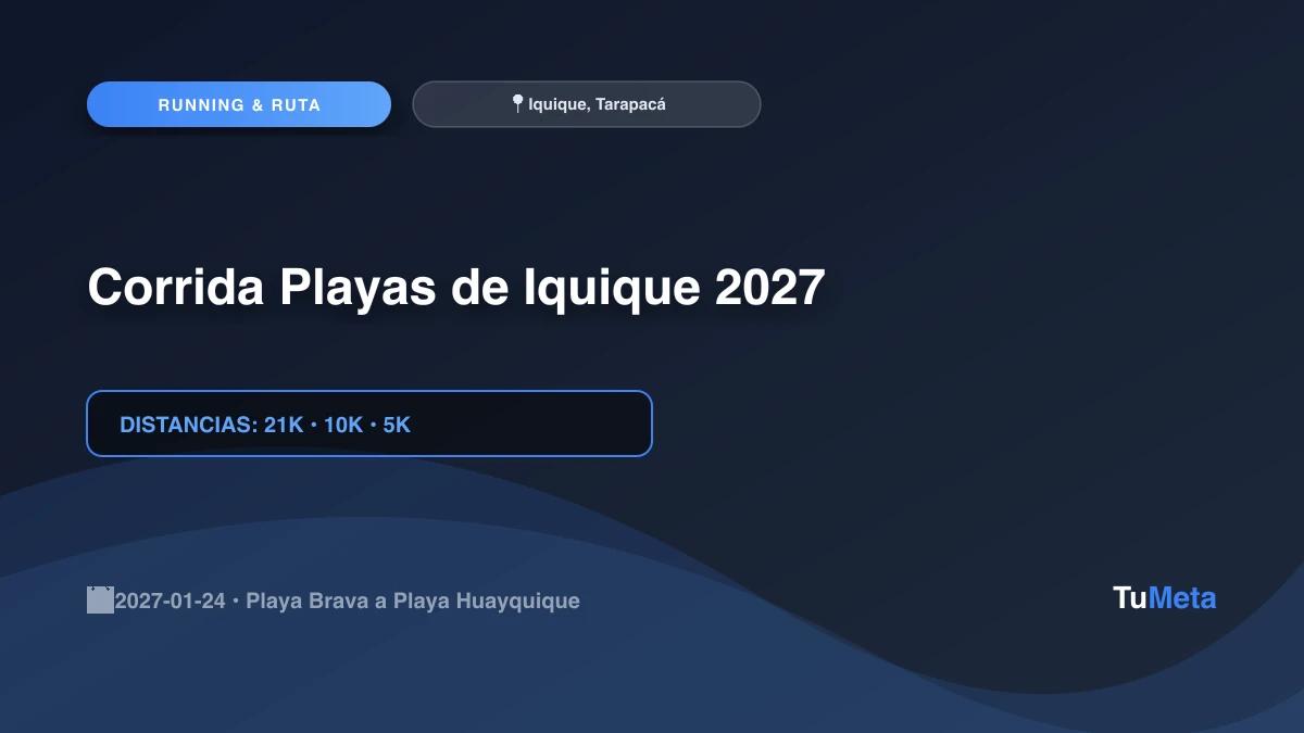 Imagen del evento Corrida Playas de Iquique 2027