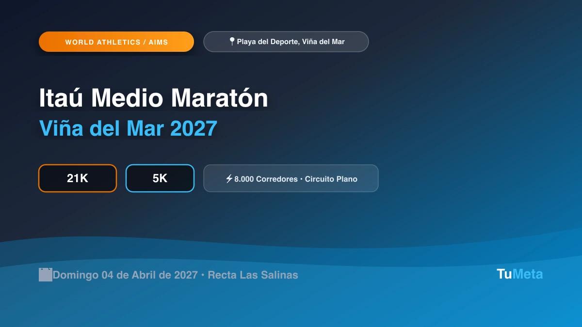 Imagen del evento Itaú Medio Maratón de Viña del Mar 2027