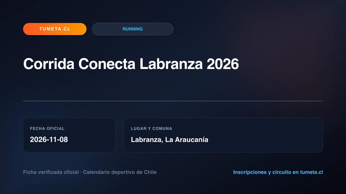 Imagen del evento Corrida Conecta Labranza 2026