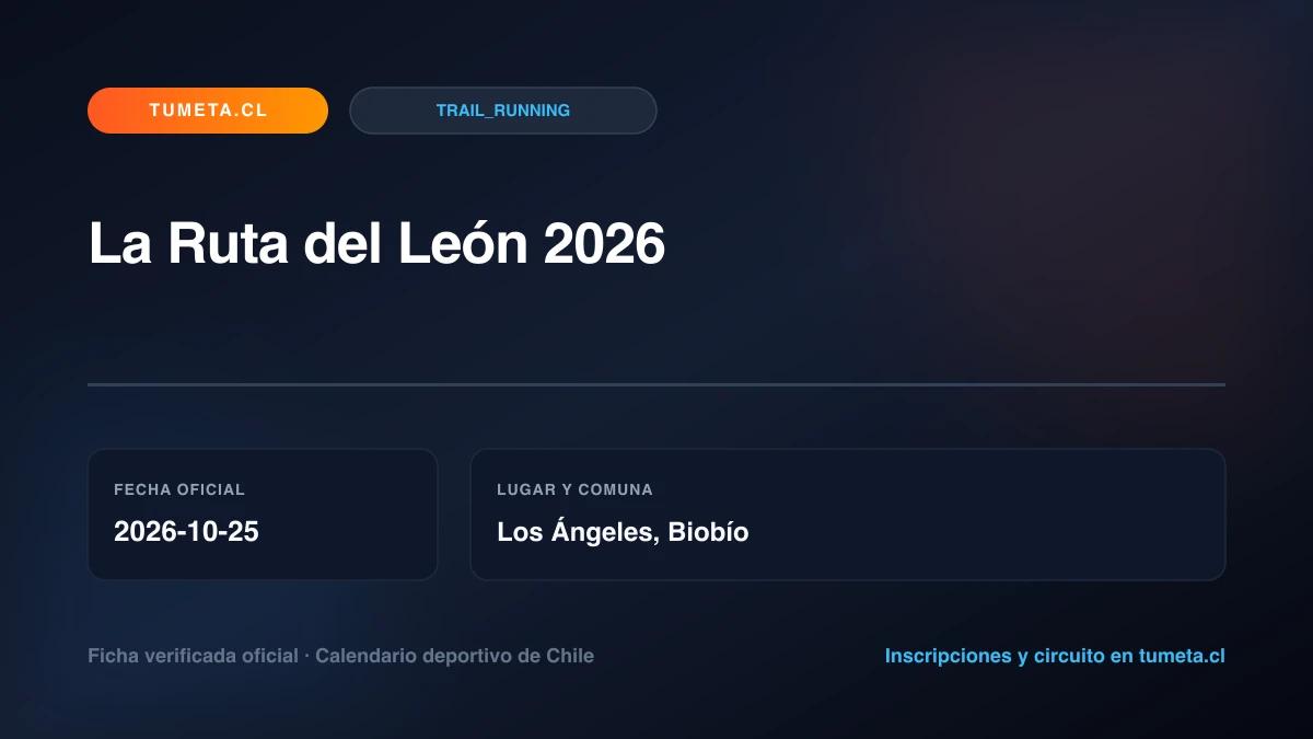 Imagen del evento La Ruta del León 2026