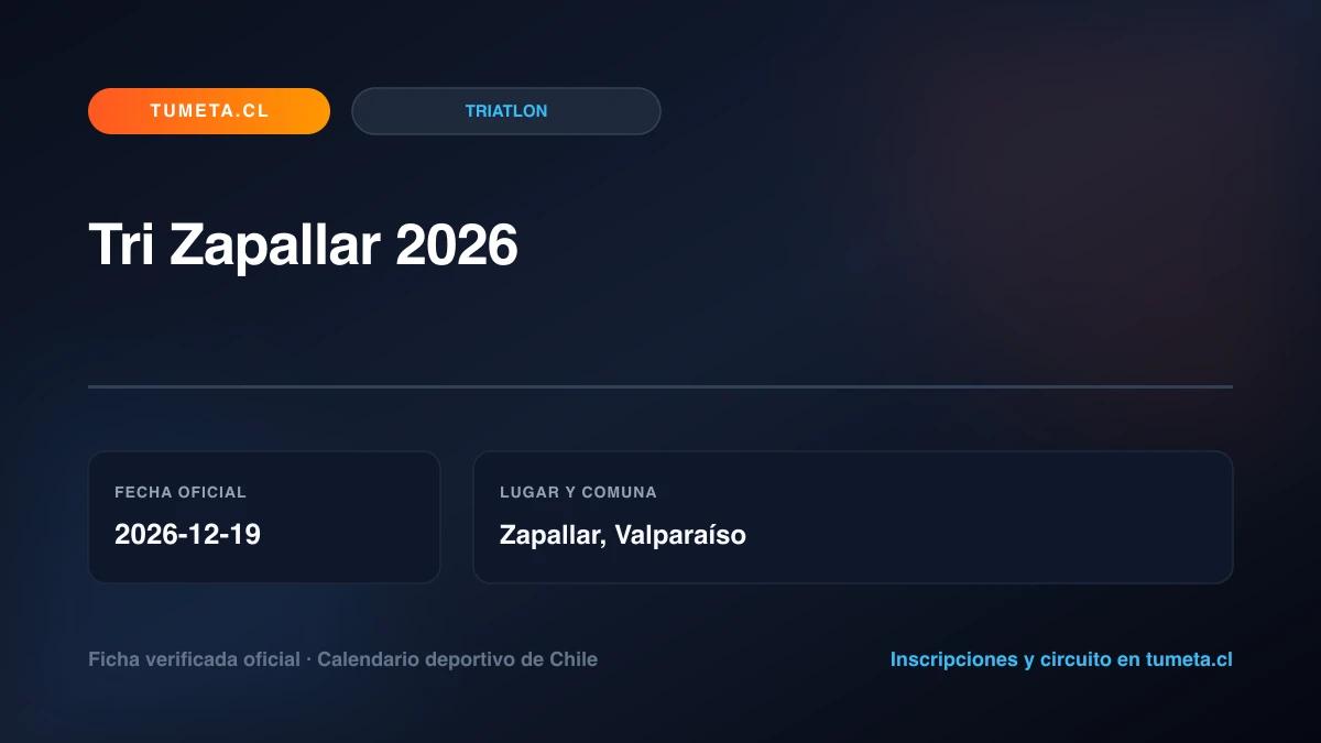 Imagen del evento Tri Zapallar 2026