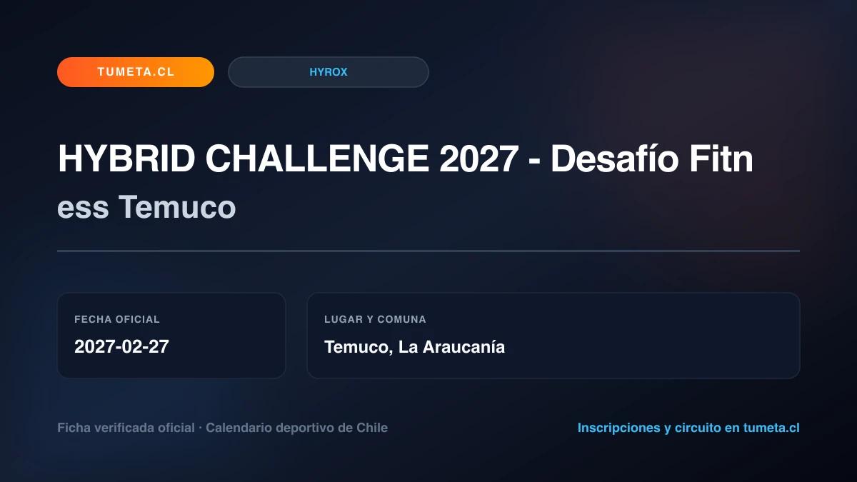Imagen del evento HYBRID CHALLENGE 2027 - Desafío Fitness Temuco