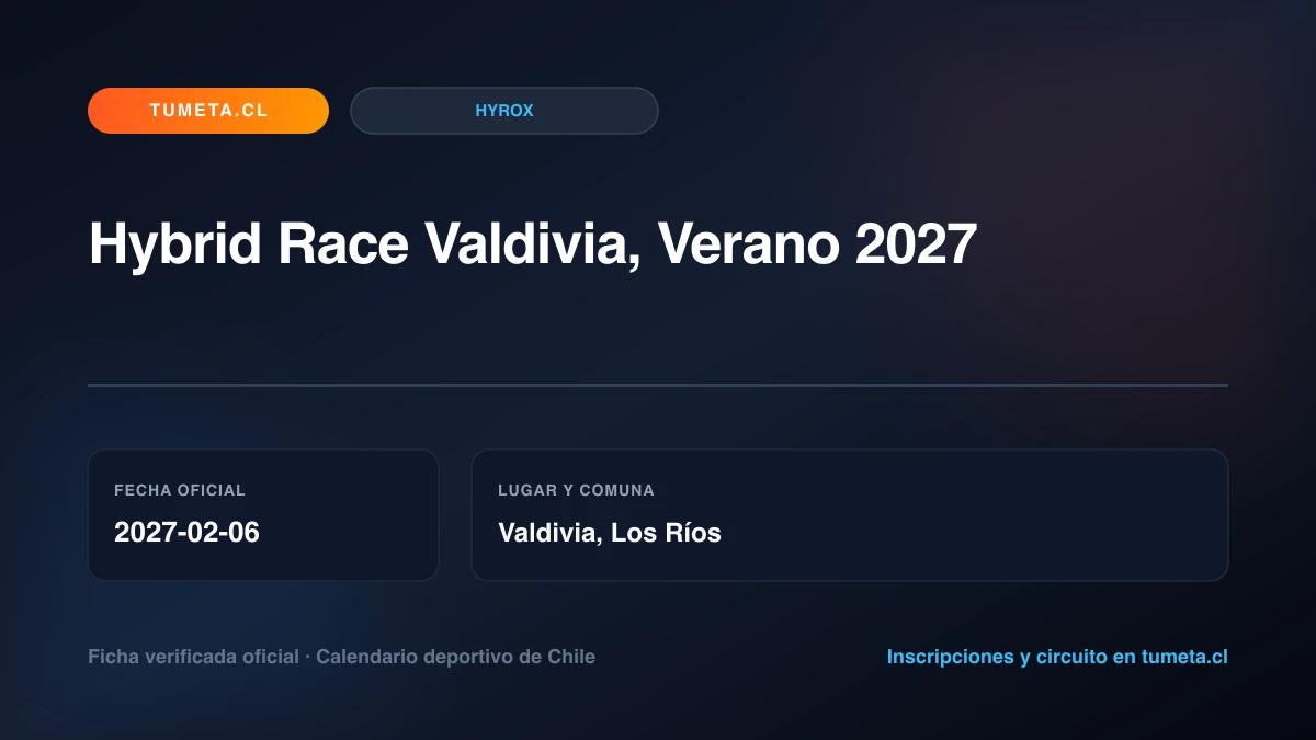Imagen del evento Hybrid Race Valdivia, Verano 2027